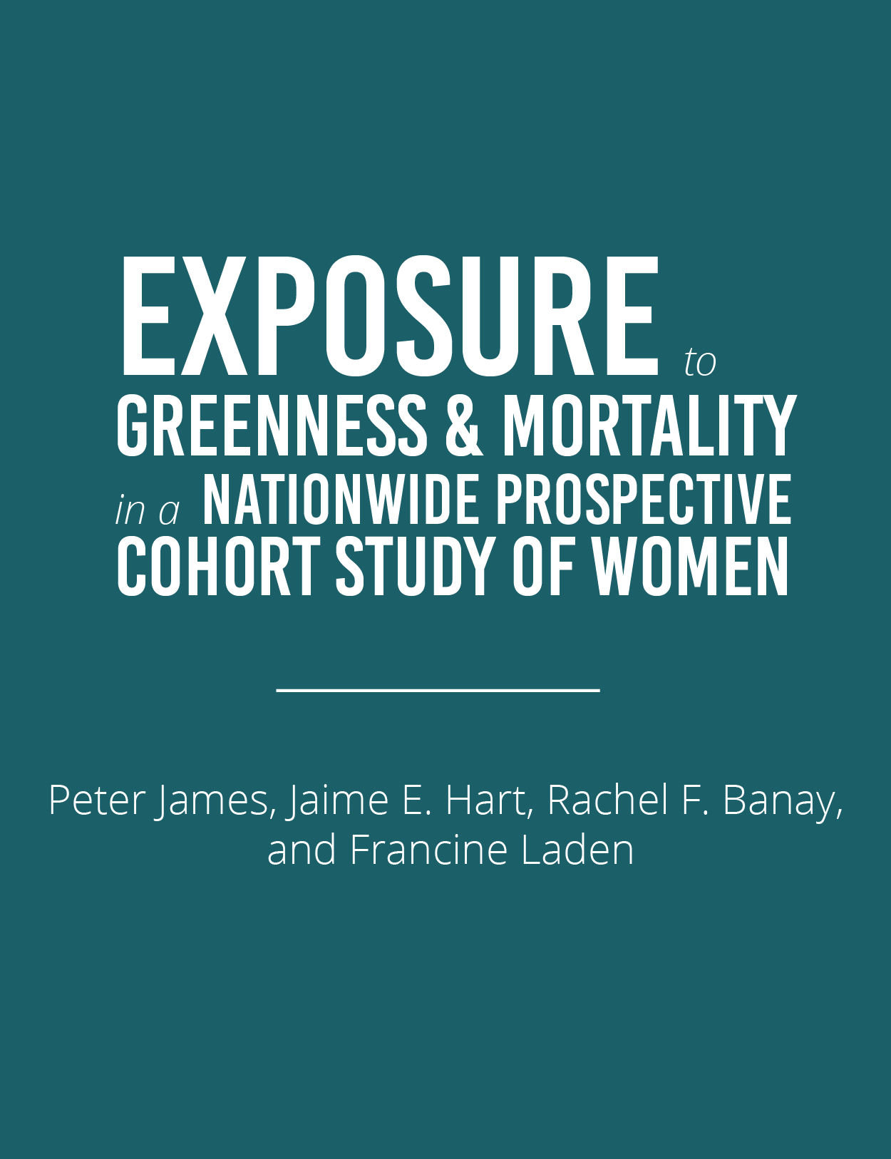 Exposure to Greenness & MortalityFeatured Image