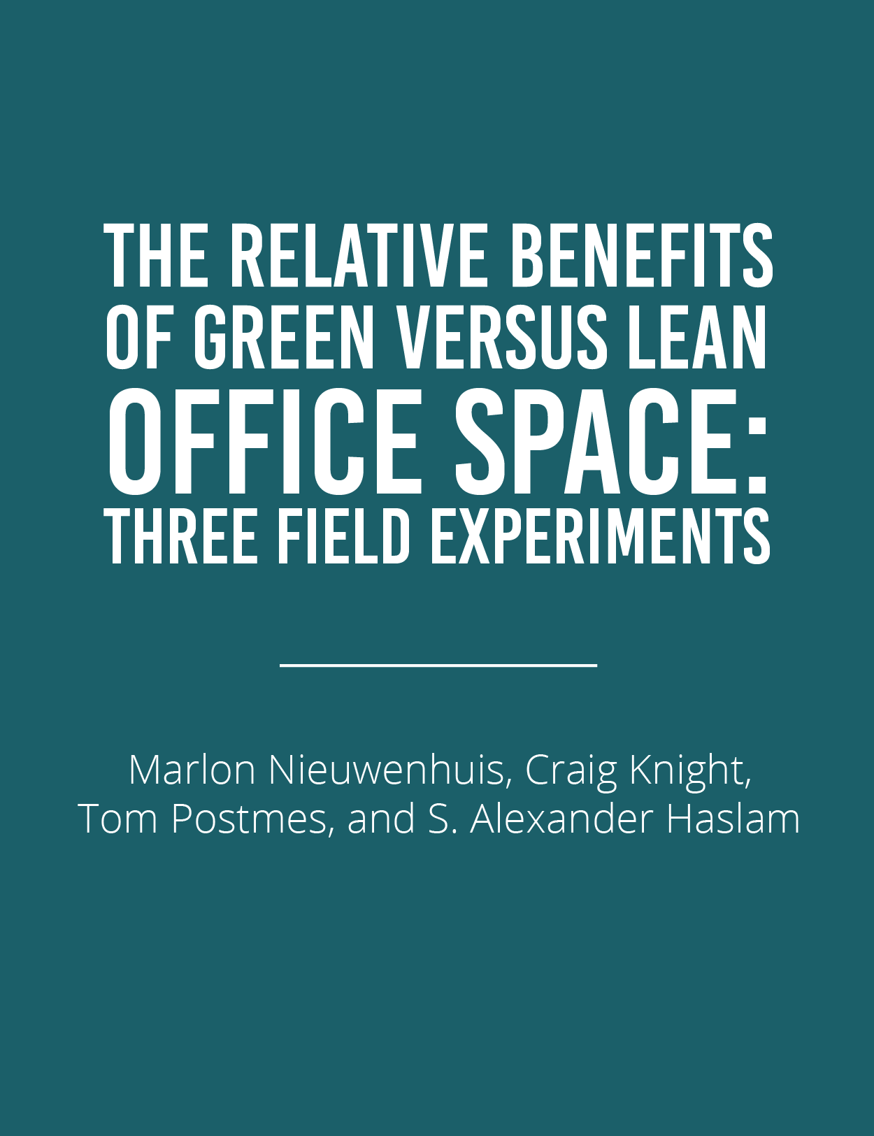 green vs lean office space