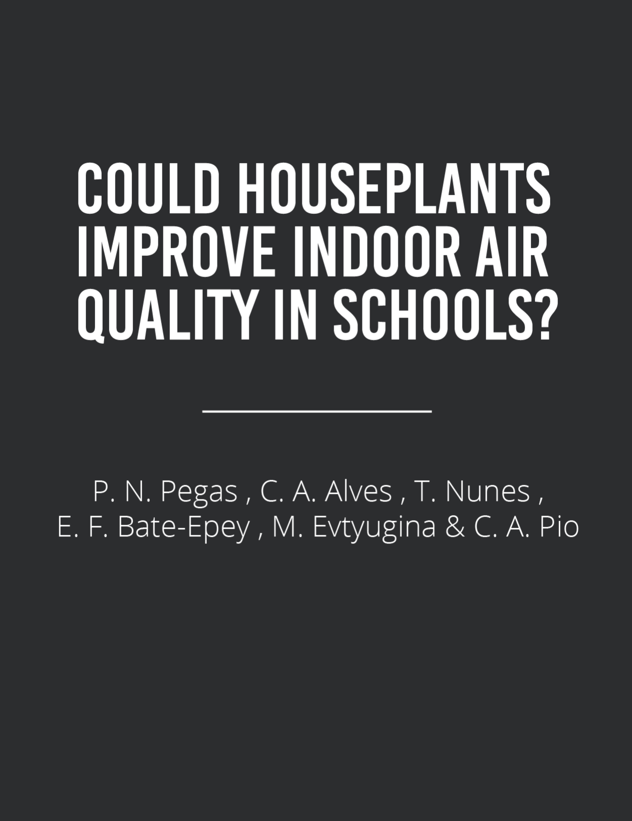 Could Houseplants Improve Indoor Air Quality in Schools?Featured Image