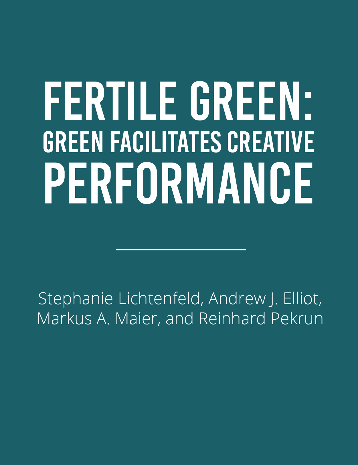 Green Facilitates Creative PerformanceFeatured Image