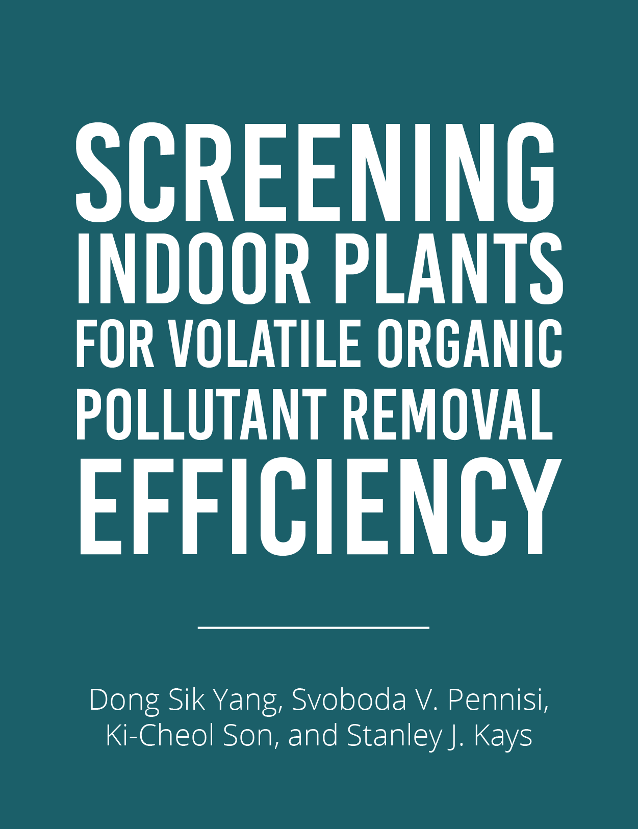 Screening Indoor Plants for VOC Removal EfficiencyFeatured Image