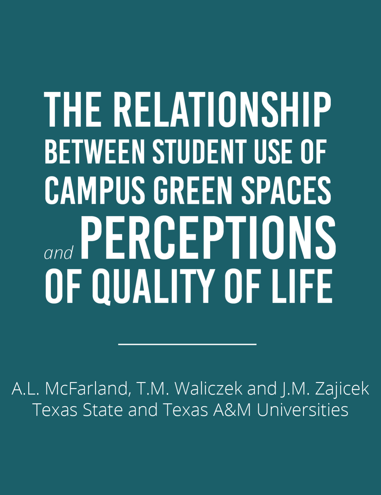 Campus Green Spaces & Quality of LifeFeatured Image