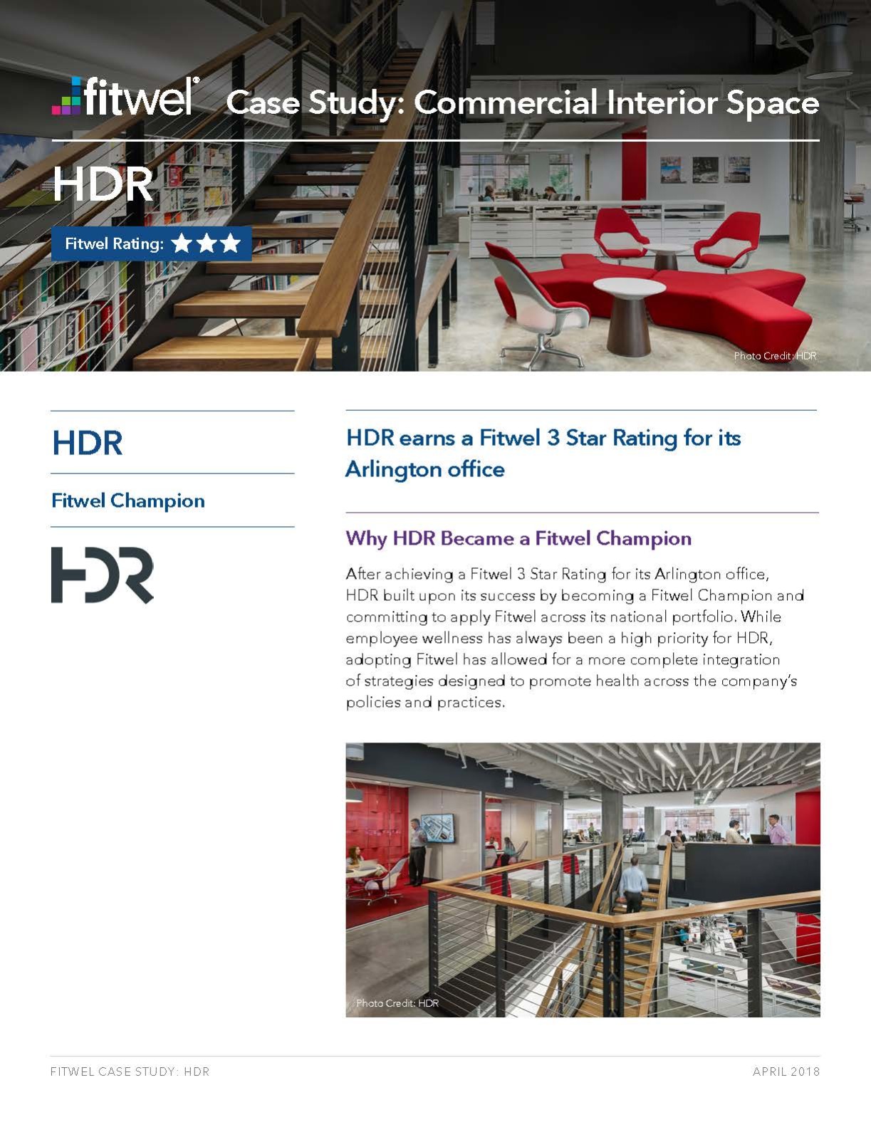 Fitwel Case Study: Commercial Interior Space – HDRFeatured Image