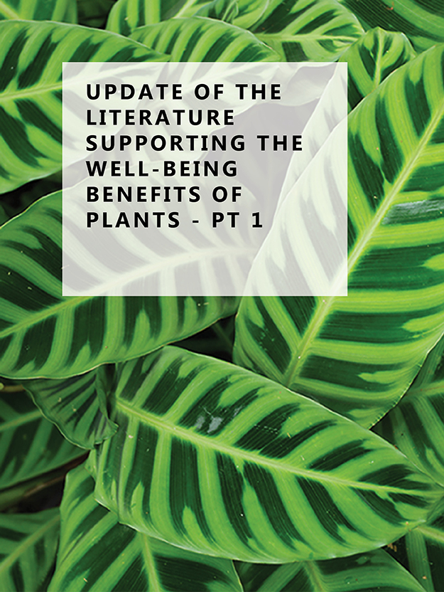 Literature Supporting the Well-Being Benefits of Plants Part1Featured Image