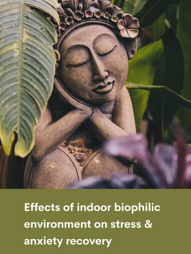 Effects of Biophilic Indoor Environment on Stress and Anxiety Recovery: A Between-subjects Experiment in Virtual RealityFeatured Image